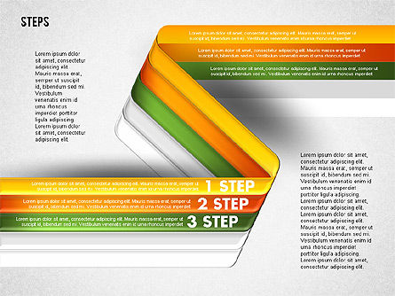 Cinque opzioni passo, Slide 8, 01734, Modelli di lavoro — PoweredTemplate.com