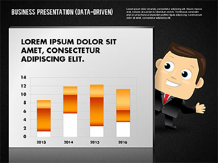 Option Chart Dengan Karakter, Slide 15, 01736, Model Bisnis — PoweredTemplate.com