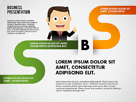 Tableau des options avec caractère, Diapositive 5, 01736, Modèles commerciaux — PoweredTemplate.com