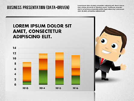 Tableau des options avec caractère, Diapositive 7, 01736, Modèles commerciaux — PoweredTemplate.com