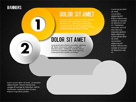 Bannières avec chiffres, Diapositive 11, 01737, Modèles commerciaux — PoweredTemplate.com
