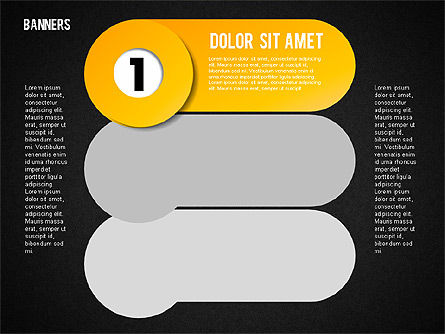 Bannières avec chiffres, Diapositive 14, 01737, Modèles commerciaux — PoweredTemplate.com
