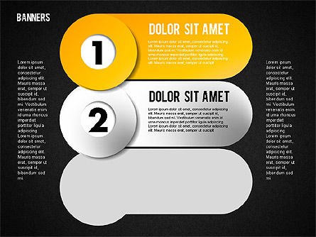 Bannières avec chiffres, Diapositive 15, 01737, Modèles commerciaux — PoweredTemplate.com