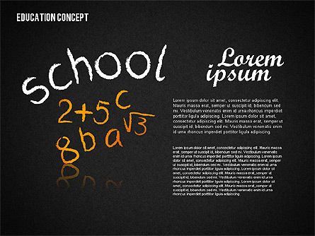 Formas de conceito de educação, Deslizar 10, 01738, Gráficos e Diagramas de Educação — PoweredTemplate.com