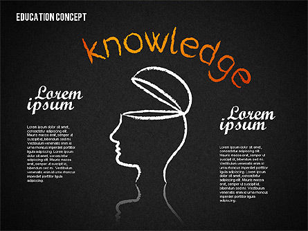 Formas del concepto educativo, Diapositiva 15, 01738, Diagramas y gráficos educativos — PoweredTemplate.com