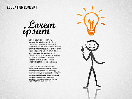 Bentuk Konsep Pendidikan, Slide 6, 01738, Bagan dan Diagram Pendidikan — PoweredTemplate.com
