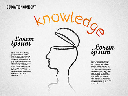 Formas del concepto educativo, Diapositiva 7, 01738, Diagramas y gráficos educativos — PoweredTemplate.com