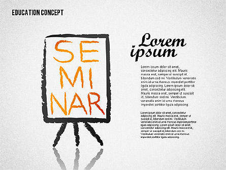 Onderwijs concept vormen, Dia 8, 01738, Educatieve Grafieken en Diagrammen — PoweredTemplate.com