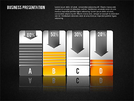 Diagrammes de présentation des entreprises, Diapositive 10, 01741, Modèles commerciaux — PoweredTemplate.com