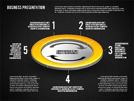 Diagrammes de présentation des entreprises, Diapositive 15, 01741, Modèles commerciaux — PoweredTemplate.com