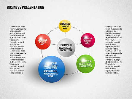 비즈니스 프레젠테이션 다이어그램, 슬라이드 5, 01741, 비즈니스 모델 — PoweredTemplate.com