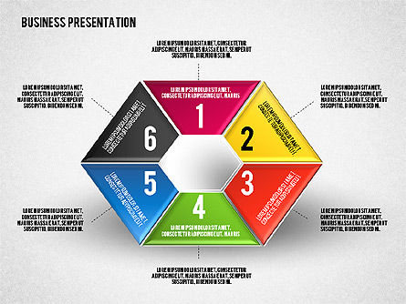 Diagramas de apresentação de negócios, Deslizar 8, 01741, Modelos de Negócio — PoweredTemplate.com