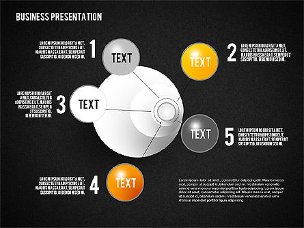 Diagrammes de présentation des entreprises, Diapositive 9, 01741, Modèles commerciaux — PoweredTemplate.com