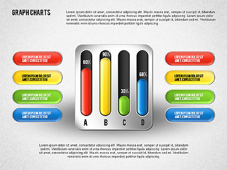  Gráficos de gráficos coloridos, Deslizar 4, 01742, Gráficos — PoweredTemplate.com