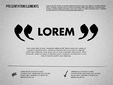 Formas de presentación de estilo dibujadas a mano, Diapositiva 3, 01745, Formas — PoweredTemplate.com