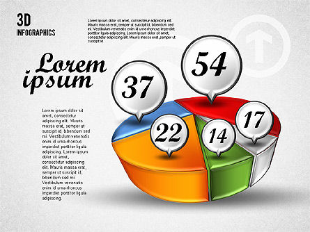 다채로운 3D 차트, 슬라이드 7, 01746, 비즈니스 모델 — PoweredTemplate.com