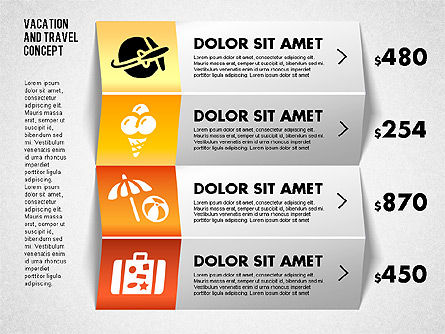 Diagram Buklet Liburan Dan Perjalanan, Slide 4, 01750, Diagram Panggung — PoweredTemplate.com
