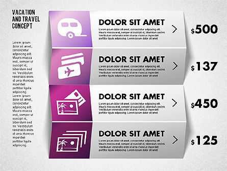 Diagrama de folletos de vacaciones y viajes, Diapositiva 5, 01750, Diagramas de la etapa — PoweredTemplate.com