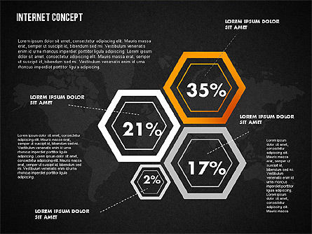 Infografis Internet, Slide 11, 01751, Model Bisnis — PoweredTemplate.com