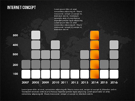 Internet infographics, Dia 15, 01751, Businessmodellen — PoweredTemplate.com