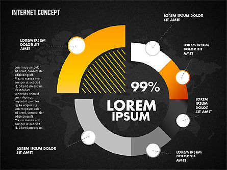Internet Infographics, Slide 16, 01751, Business Models — PoweredTemplate.com