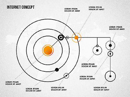 Infografis Internet, Slide 2, 01751, Model Bisnis — PoweredTemplate.com