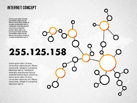 Infografica Internet, Slide 6, 01751, Modelli di lavoro — PoweredTemplate.com