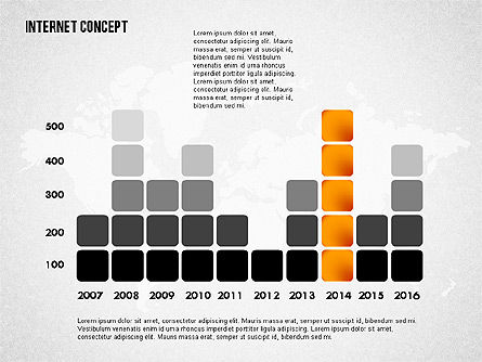 Internet infographics, Dia 7, 01751, Businessmodellen — PoweredTemplate.com