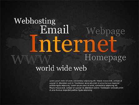 Internet infographics, Dia 9, 01751, Businessmodellen — PoweredTemplate.com