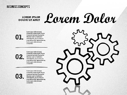 Sketch Style Information Shapes, PowerPoint Template, 01752, Shapes — PoweredTemplate.com