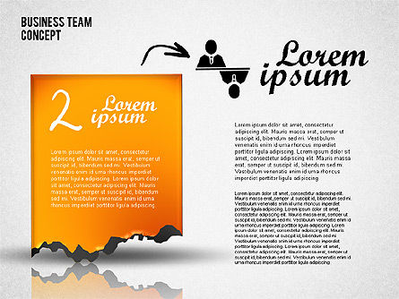 Présentation de l'équipe commerciale, Diapositive 3, 01757, Modèles commerciaux — PoweredTemplate.com