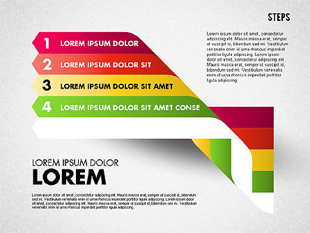 Diagramme d'options Polylines, Diapositive 7, 01760, Modèles commerciaux — PoweredTemplate.com
