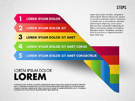 Diagramme d'options Polylines, Diapositive 8, 01760, Modèles commerciaux — PoweredTemplate.com