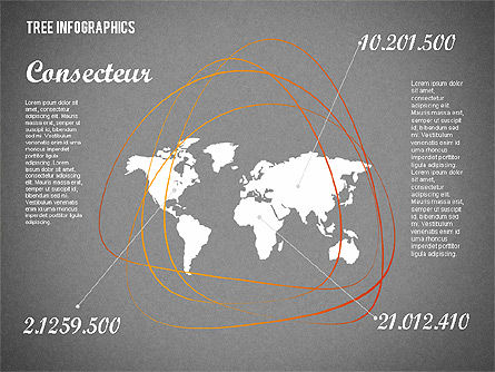 Infographie des arbres verts, Diapositive 16, 01762, Modèles commerciaux — PoweredTemplate.com