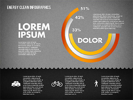 Infografica di energia pulita, Slide 16, 01764, Modelli di lavoro — PoweredTemplate.com