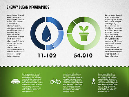 Schone energie infographics, Dia 2, 01764, Businessmodellen — PoweredTemplate.com