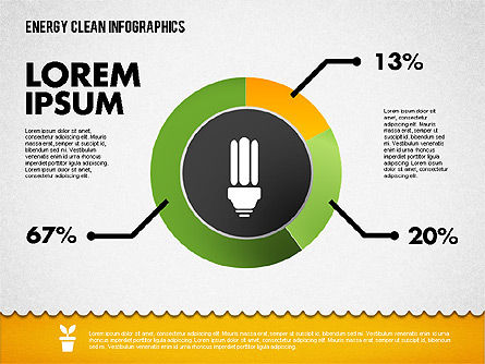 Infografica di energia pulita, Slide 7, 01764, Modelli di lavoro — PoweredTemplate.com