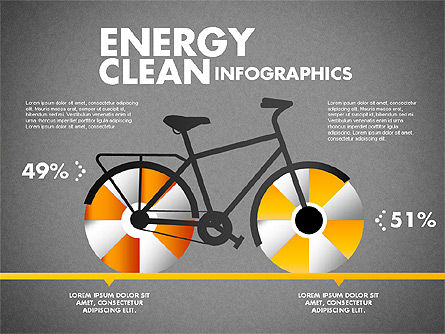 Infografica di energia pulita, Slide 9, 01764, Modelli di lavoro — PoweredTemplate.com