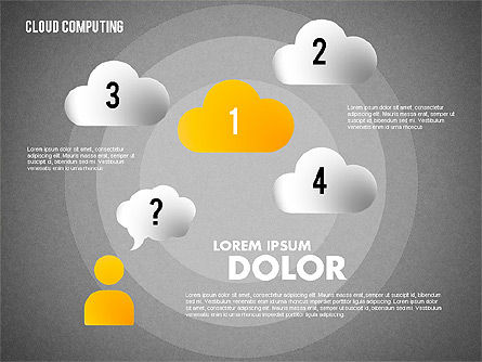 Diagramme de stockage en nuage, Diapositive 14, 01767, Modèles commerciaux — PoweredTemplate.com