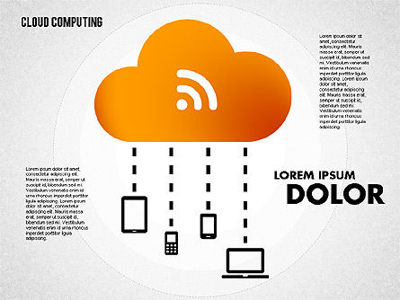 Diagramme de stockage en nuage, Diapositive 2, 01767, Modèles commerciaux — PoweredTemplate.com