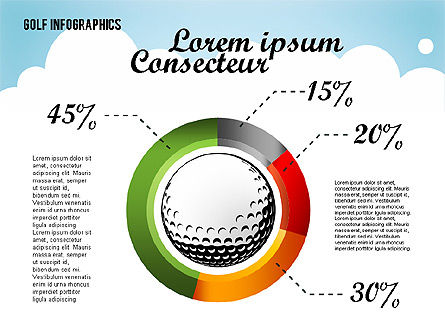 Golf Infographics, Slide 6, 01770, Shapes — PoweredTemplate.com