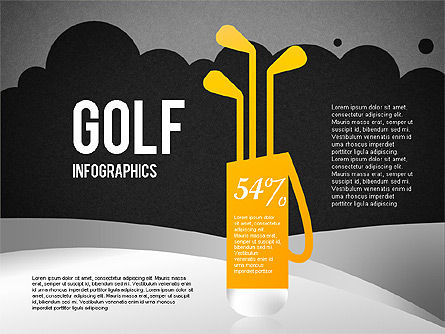 Golf Infographics, Slide 9, 01770, Shapes — PoweredTemplate.com