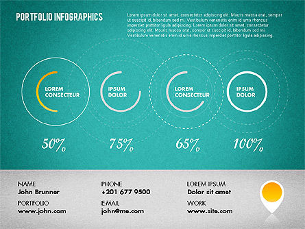 Plantilla del curriculum vitae, Diapositiva 10, 01776, Plantillas de presentación — PoweredTemplate.com