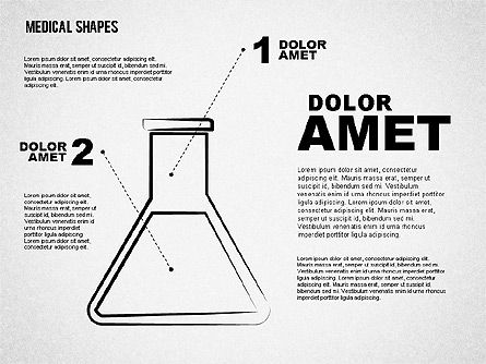 Medical Sketch Style Shapes, Slide 6, 01777, Medical Diagrams and Charts — PoweredTemplate.com
