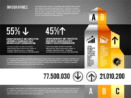 Infographics caixa de ferramentas gráfico, Deslizar 14, 01778, Modelos de Negócio — PoweredTemplate.com
