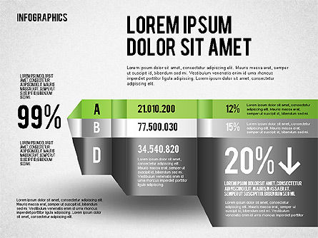 Infographics grafiek toolbox, Dia 2, 01778, Businessmodellen — PoweredTemplate.com