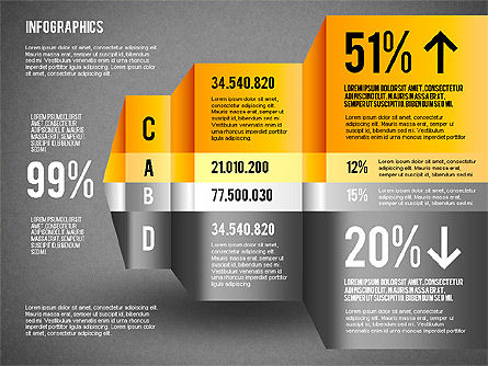 Infographics grafiek toolbox, Dia 9, 01778, Businessmodellen — PoweredTemplate.com