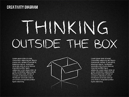 Thinking Outside the Box Diagram, Slide 10, 01781, Business Models — PoweredTemplate.com