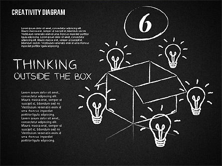Thinking Outside the Box Diagram, Slide 16, 01781, Business Models — PoweredTemplate.com