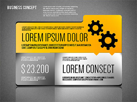 Konsep Laporan Bisnis, Slide 11, 01782, Model Bisnis — PoweredTemplate.com